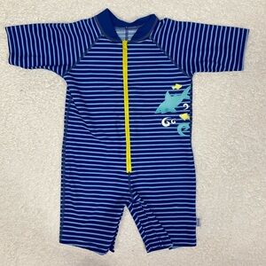 Iplay upf50 one piece zip rash guard swim suit medium 12 m